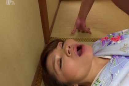 Super upright and slutty girl Ayano Honjo in kimono