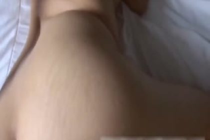 The slutty Chinese girl with glasses, big breasts and hairless pussy has sex with her foreign boyfriend again, making him moan and moan in a sexy and lustful way