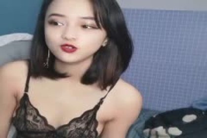 Pure kawaii 18-year-old loli young girl in suspenders and see-through outfit in black stockings with her beautiful butt lifted up and posing in close-up, kneeling to give oral sex to her little boyfriend, opening her butterfly pink pussy, come and fuck me