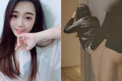 [Webmaster Recommendation]Chinese model Shuang'er had sex with her boyfriend in the hotel with the door open