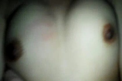 There is a hotwife with beautiful breasts at home