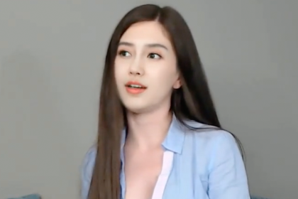 AI face-changing star Yang Ying appears in her slutty and masturbating character
