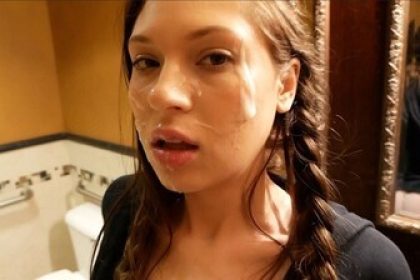 Hottie at the Gym Teases and Sucks my Cock, she Leaves with a Facial